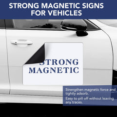 DIYMAG covers logos with magnetic signs, protecting paint and appearance