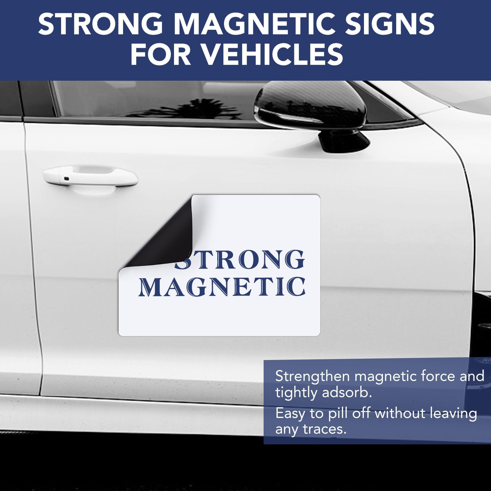 DIYMAG magnets cover logos for protection and polished vehicle appearance