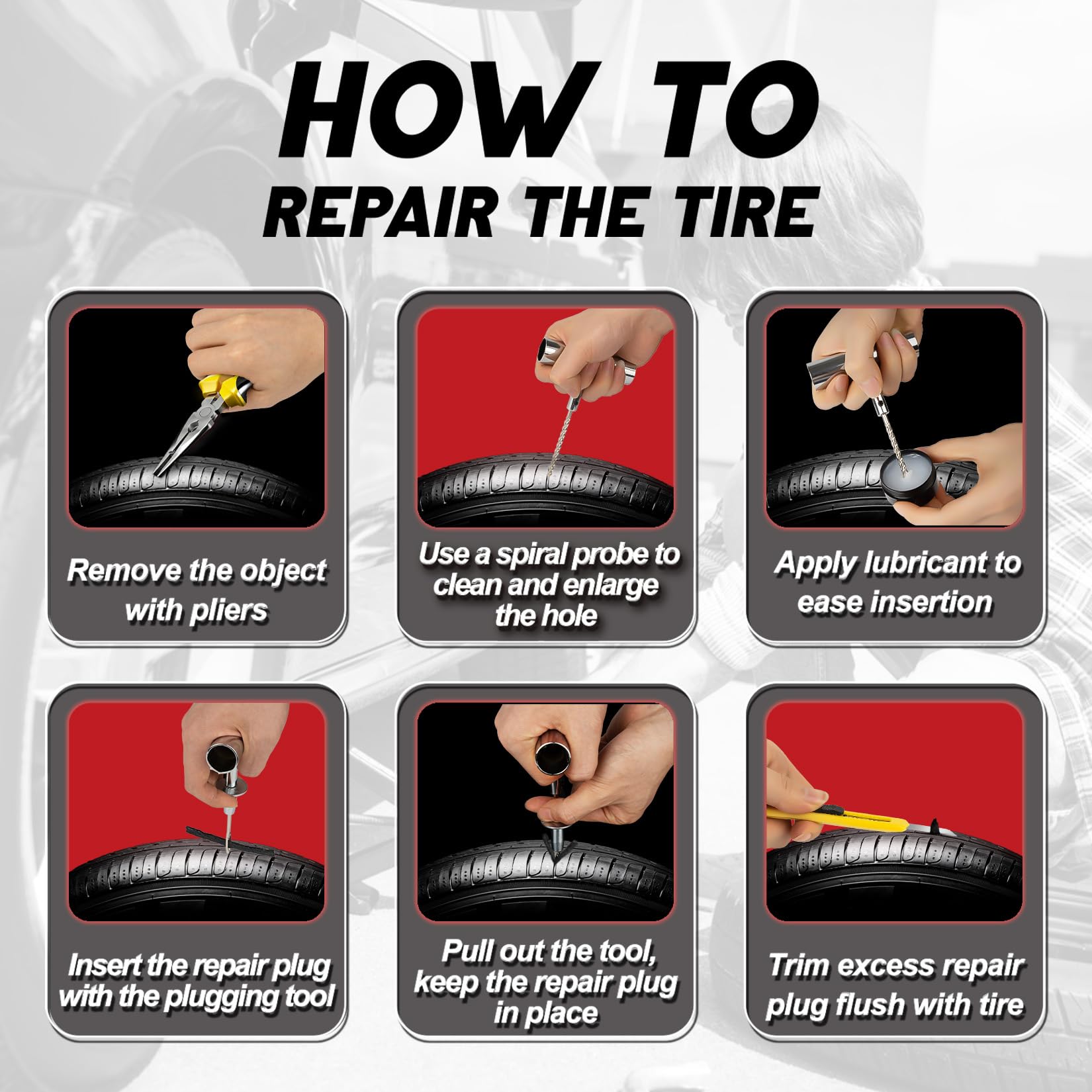 DIYSELF lubricant for plugs: eases insertion and reduces friction for smoother repairs.