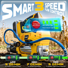 DIYtoolifz 3-speed control dial enables precise flow for delicate to heavy fittings