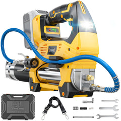 DIYtoolifz cordless grease gun in action delivering high-pressure lubrication for tough fittings