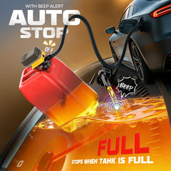 DIYtoolifz 51-inch hose reaches hard-to-access fuel ports safely.