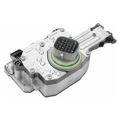 DJ TRANS PARTS 68RFE grey shift solenoid pack on workbench for dependable remanufactured replacement