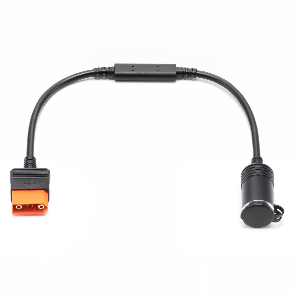 DJI Power SDC to Car Charger Plug Cable in action powering car devices on the go.