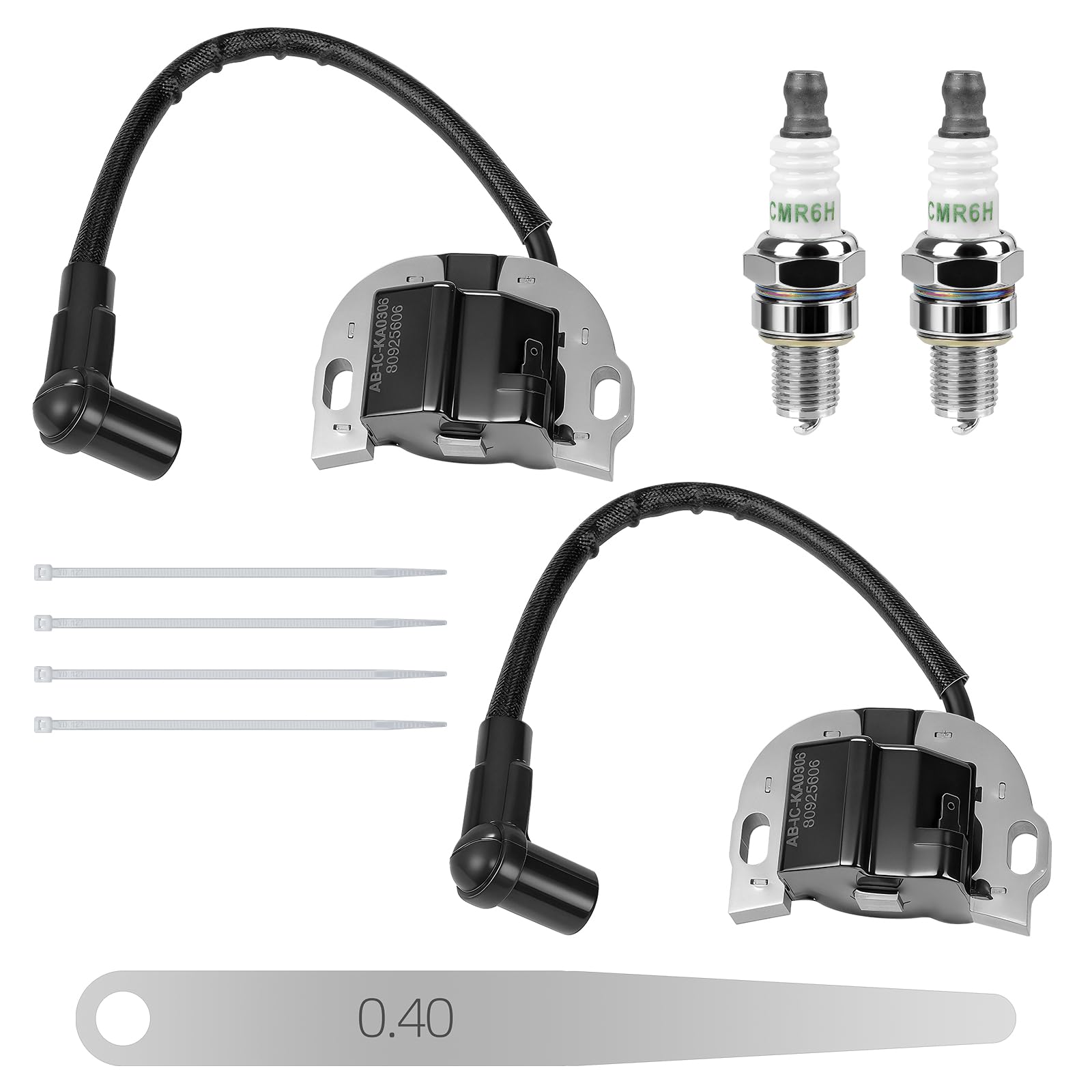 DKIIGAME 21171-0740 ignition coil kit for Kawasaki FR730V promotes reliable starts and steady performance