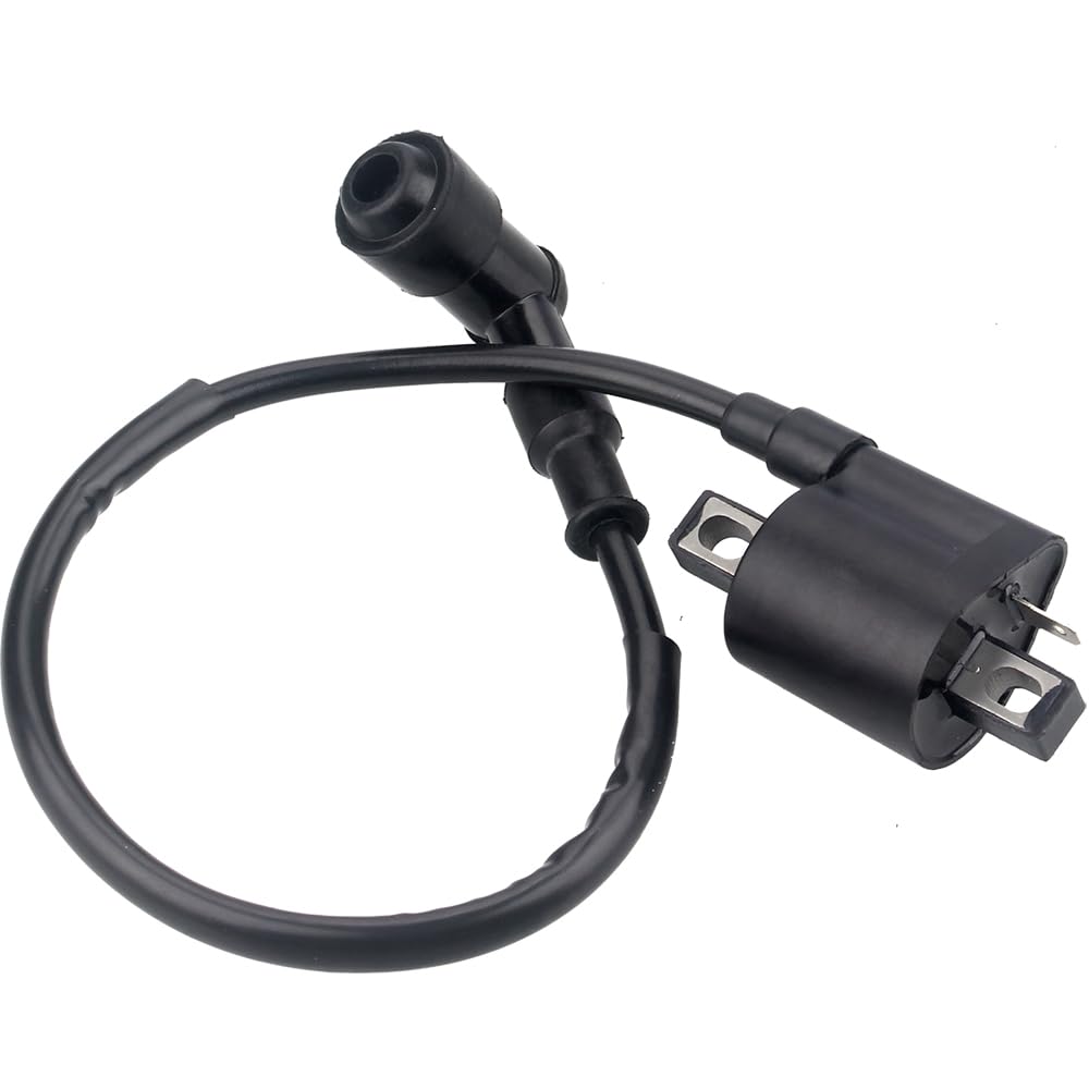 DKIIGAME ignition coil packaging shows compatibility with 50cc–250cc engines for versatile use