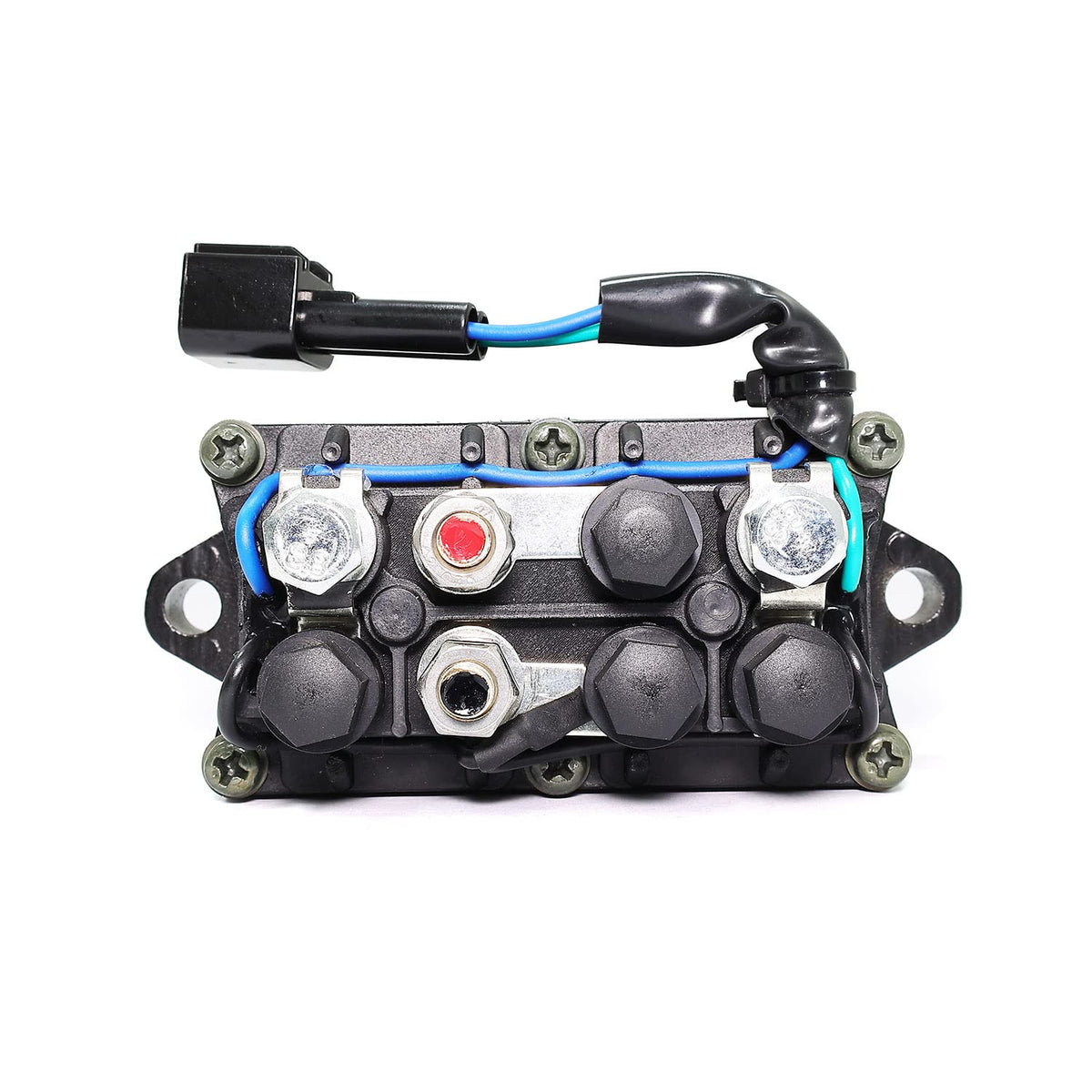 DKIIGAME tilt trim relay for Yamaha front view, compact 12V unit for smooth engine trim control.