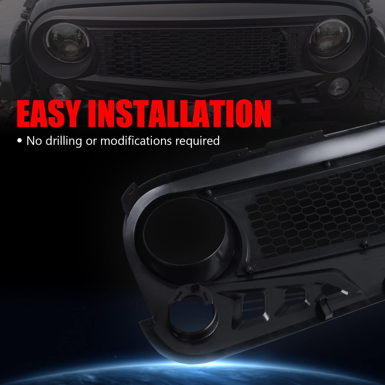 DKMGHT lower air intake highlight with aggressive styling and airflow focus