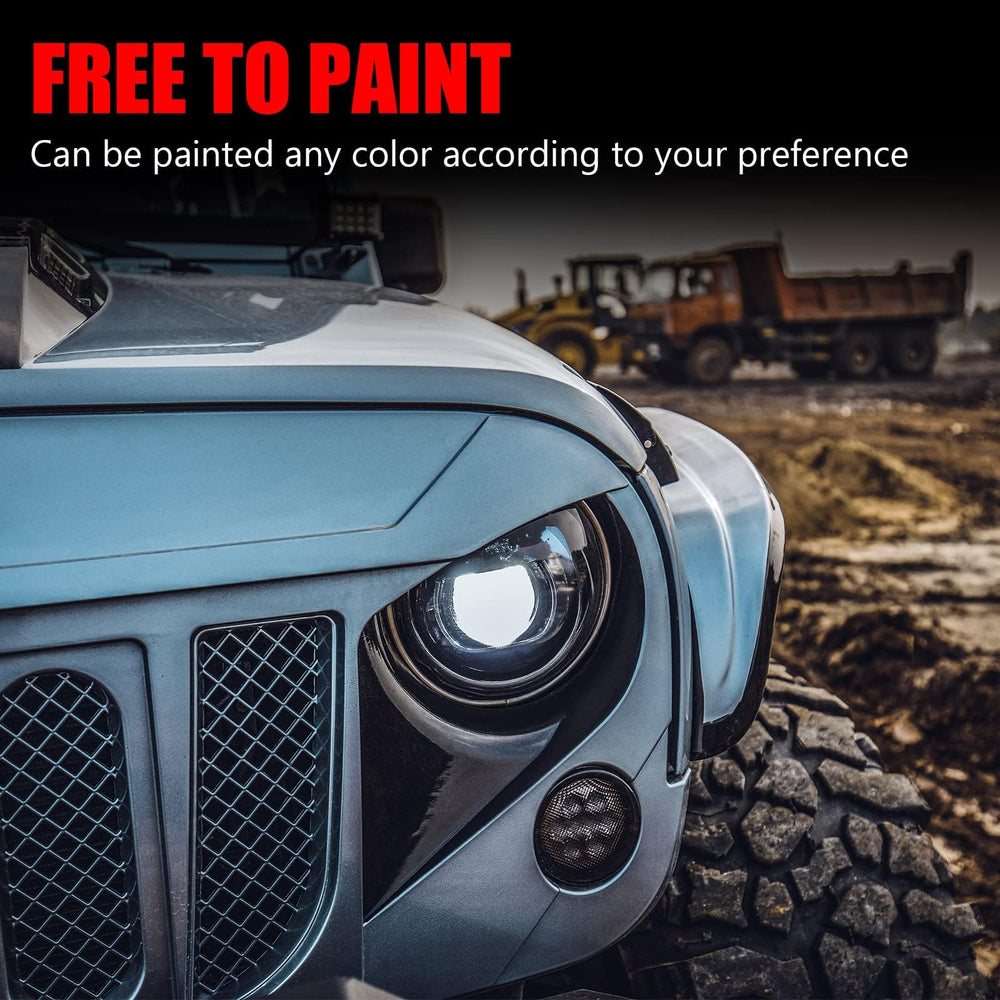 DKMGHT ABS matte black grill delivers durable, weather-resistant finish