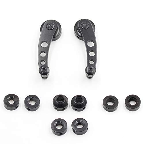 dkvaess aluminum window crank handle black adds sleek look and smooth grip.