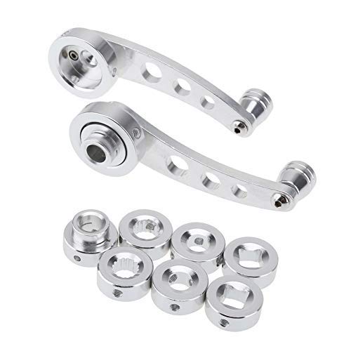 DKVAESS aluminum alloy window crank in silver adds durable, lightweight upgrade