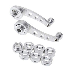 DKVAESS aluminum alloy window crank in silver adds durable, lightweight upgrade