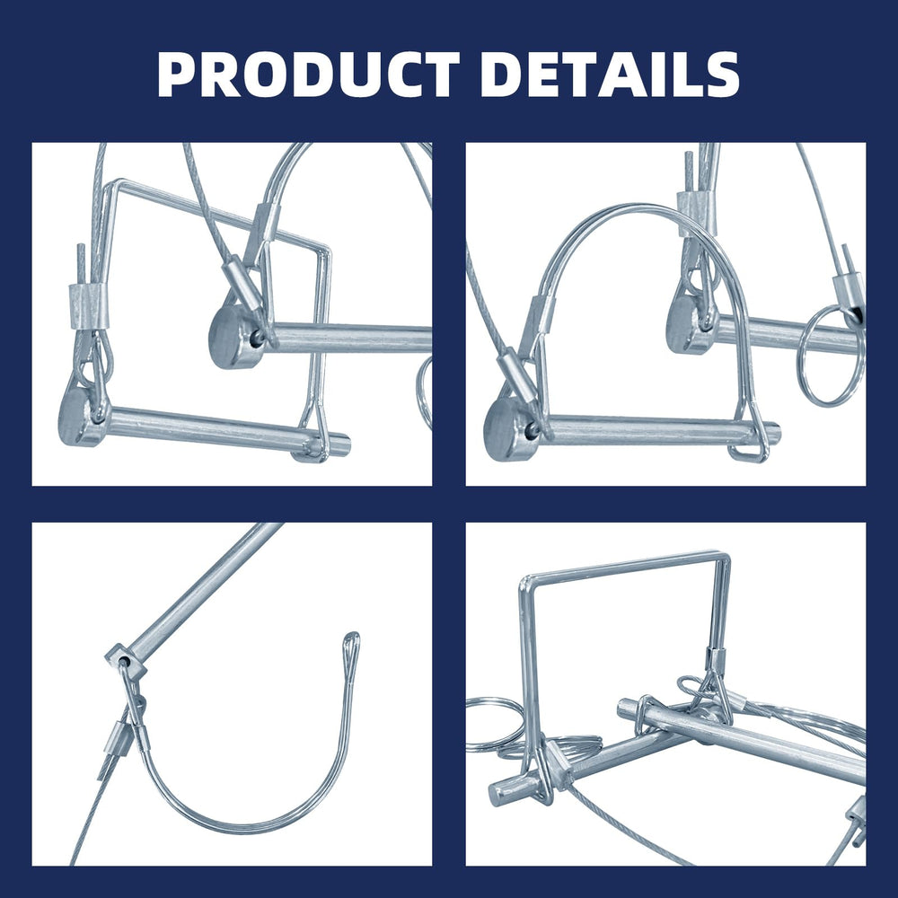 DLBEEM 1/4 inch diameter 6 mm pin for robust towing.