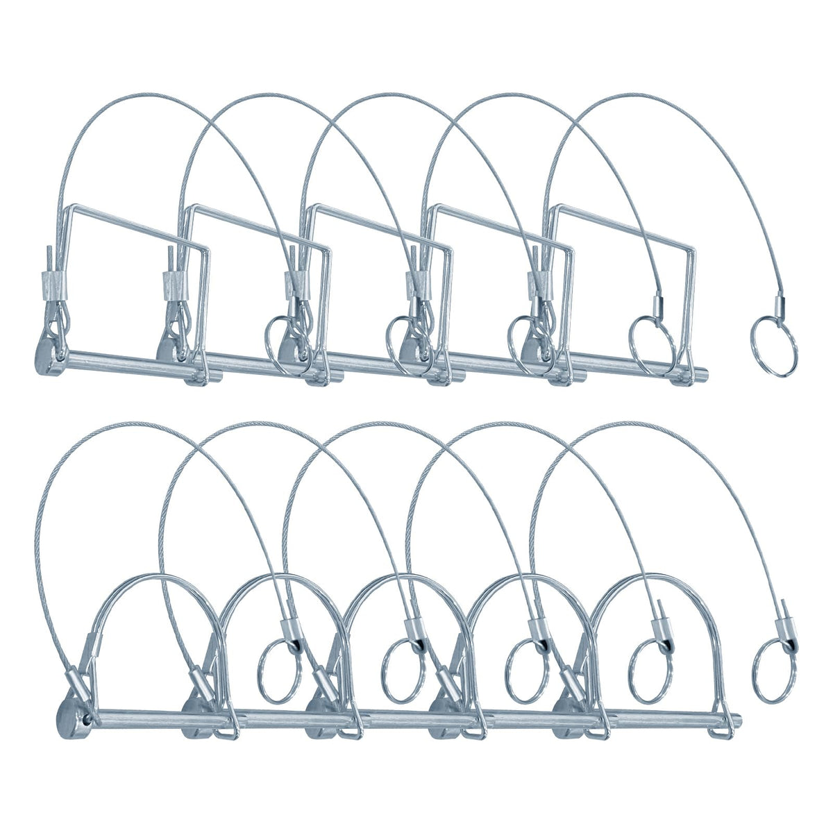 DLBEEM trailer square pin 6mm securing heavy-duty couplers for versatile towing.