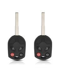 DLGHPO head key fob front view for Ford Focus replacement option