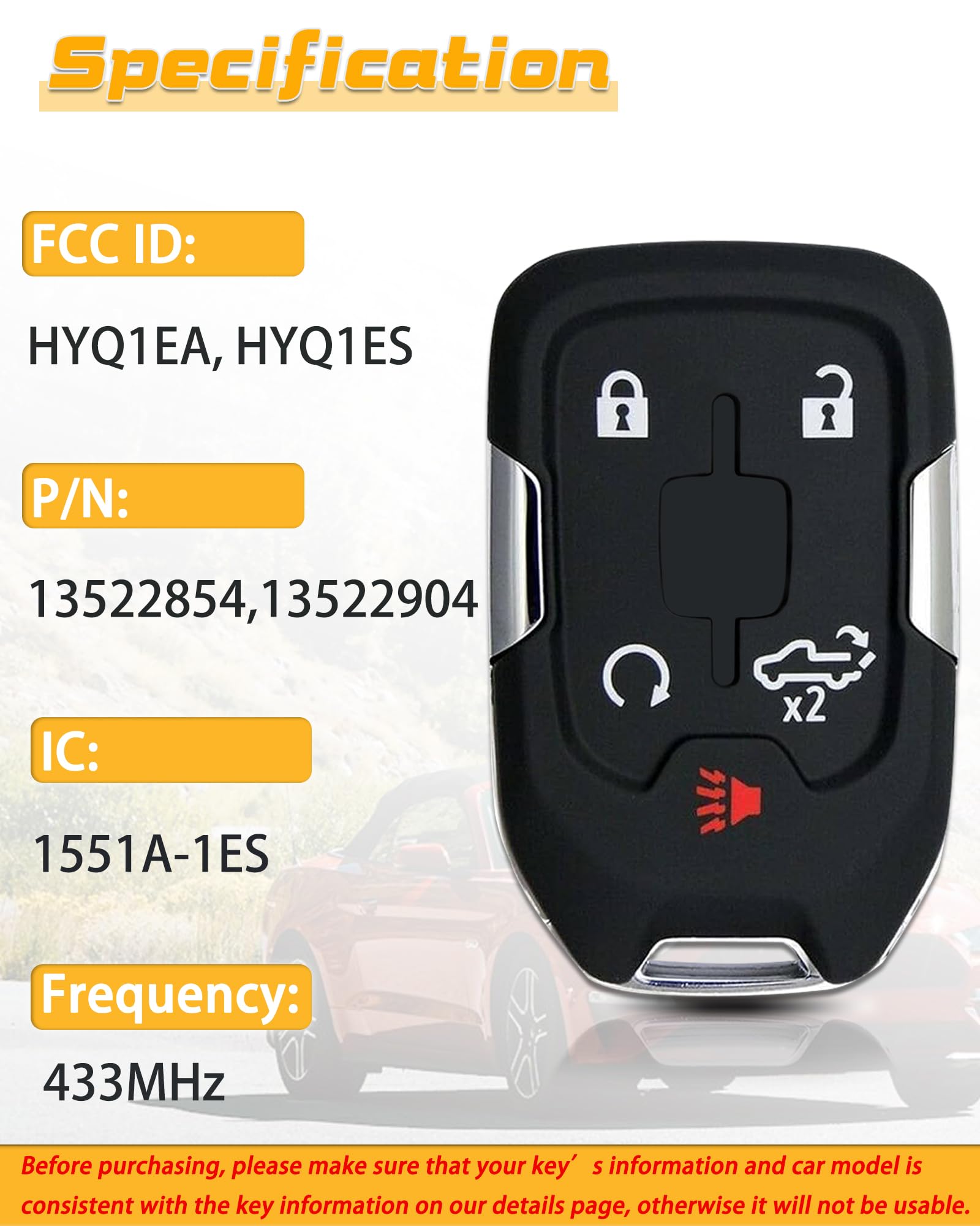DLGHPO key fob with preinstalled battery enables immediate use after replacement