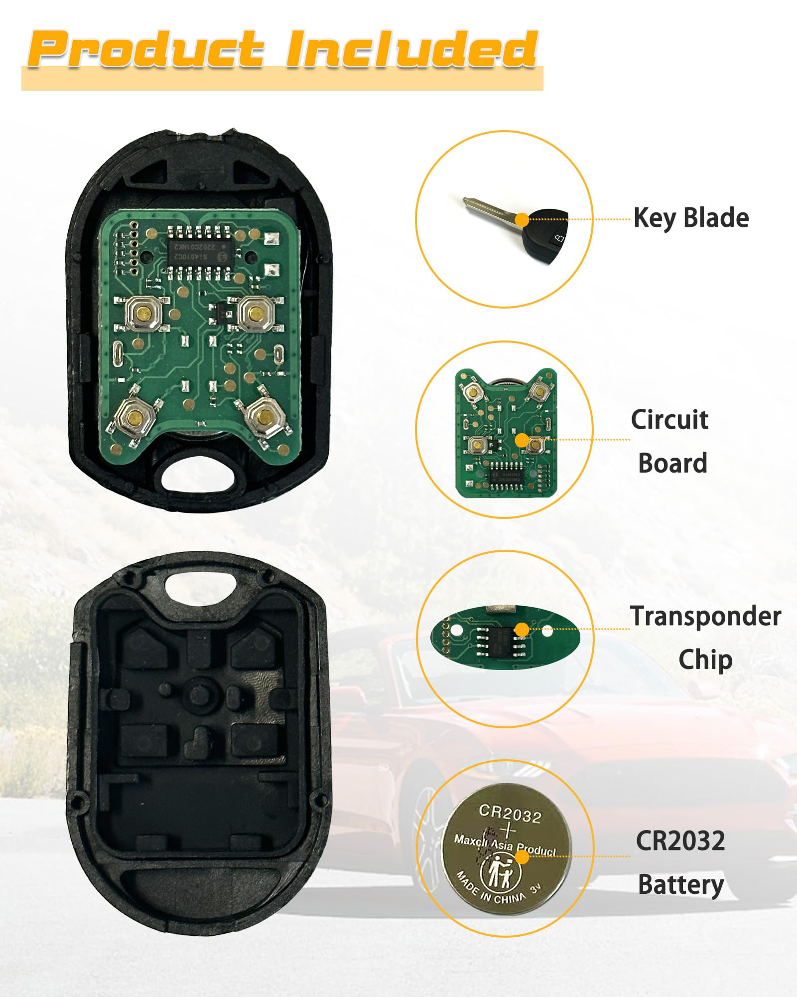 DLGHPO key fob tested before shipping for reliability