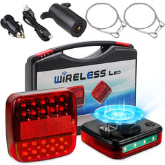 DLITROV wireless trailer light mounted for quick 30-second install.
