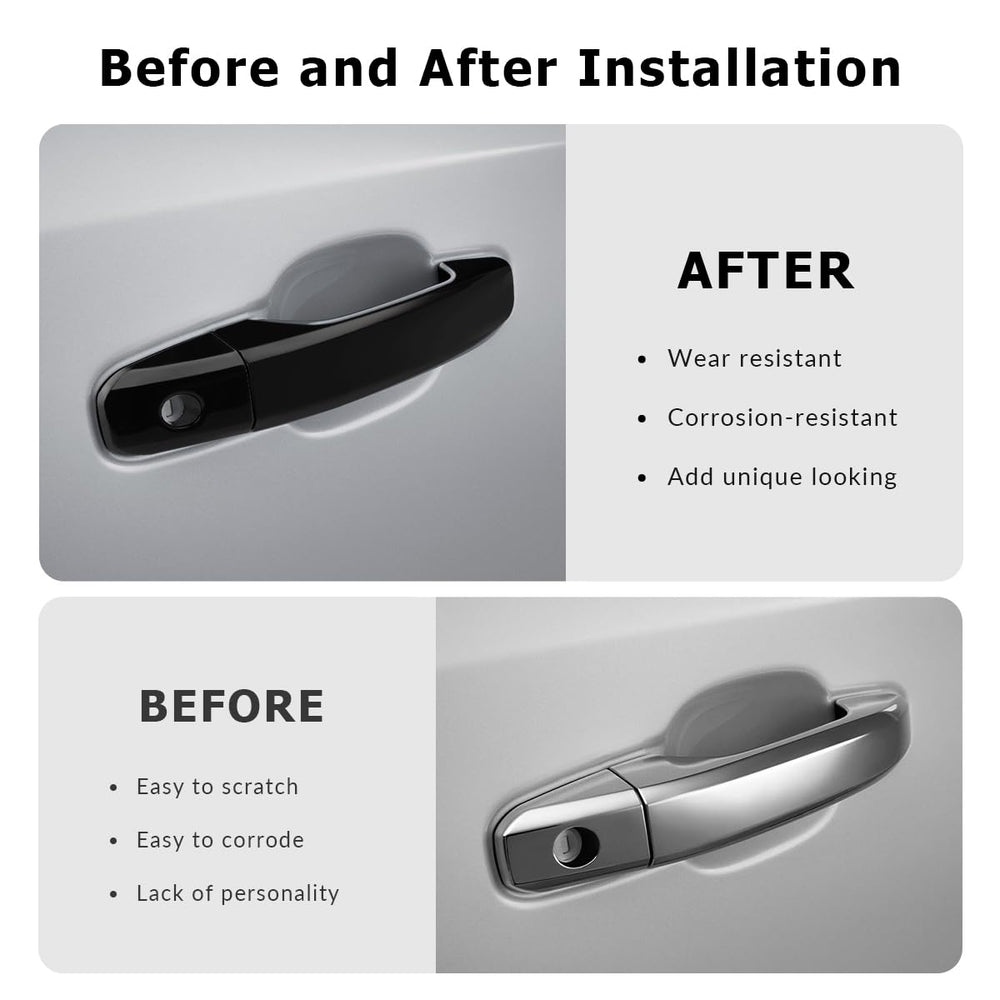 DLOVEG back side with double sided tape enables tool-free installation.