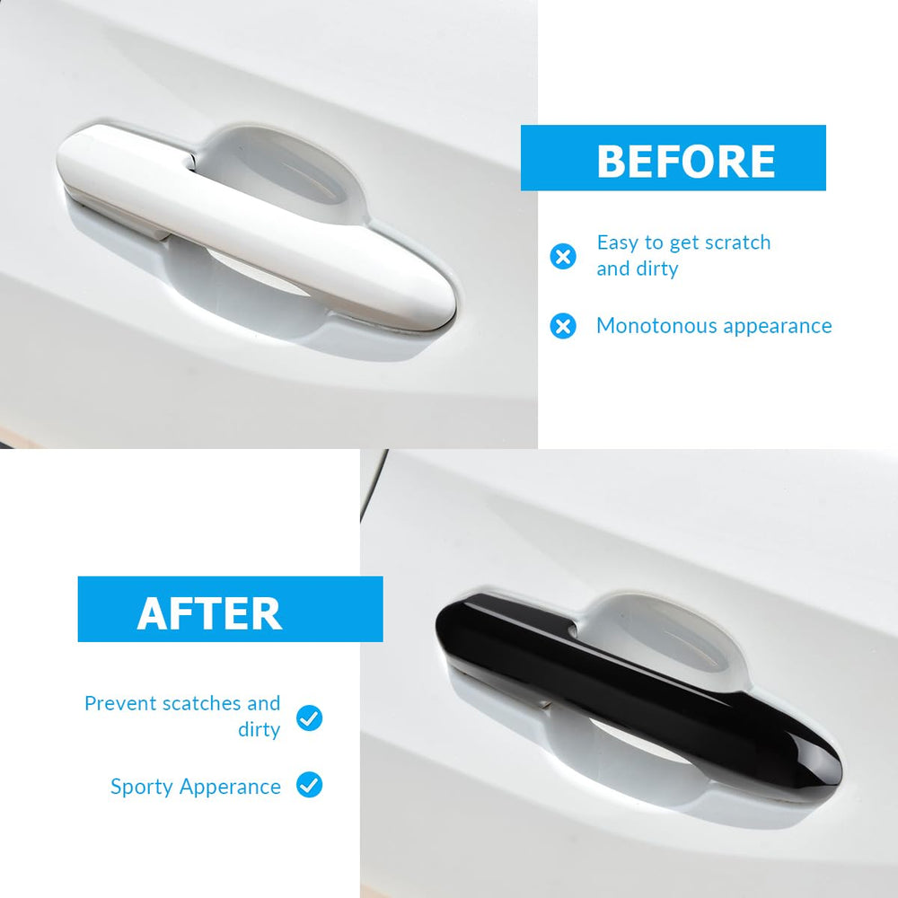DLOVEG Rav4 snap-on protector installs without adhesive