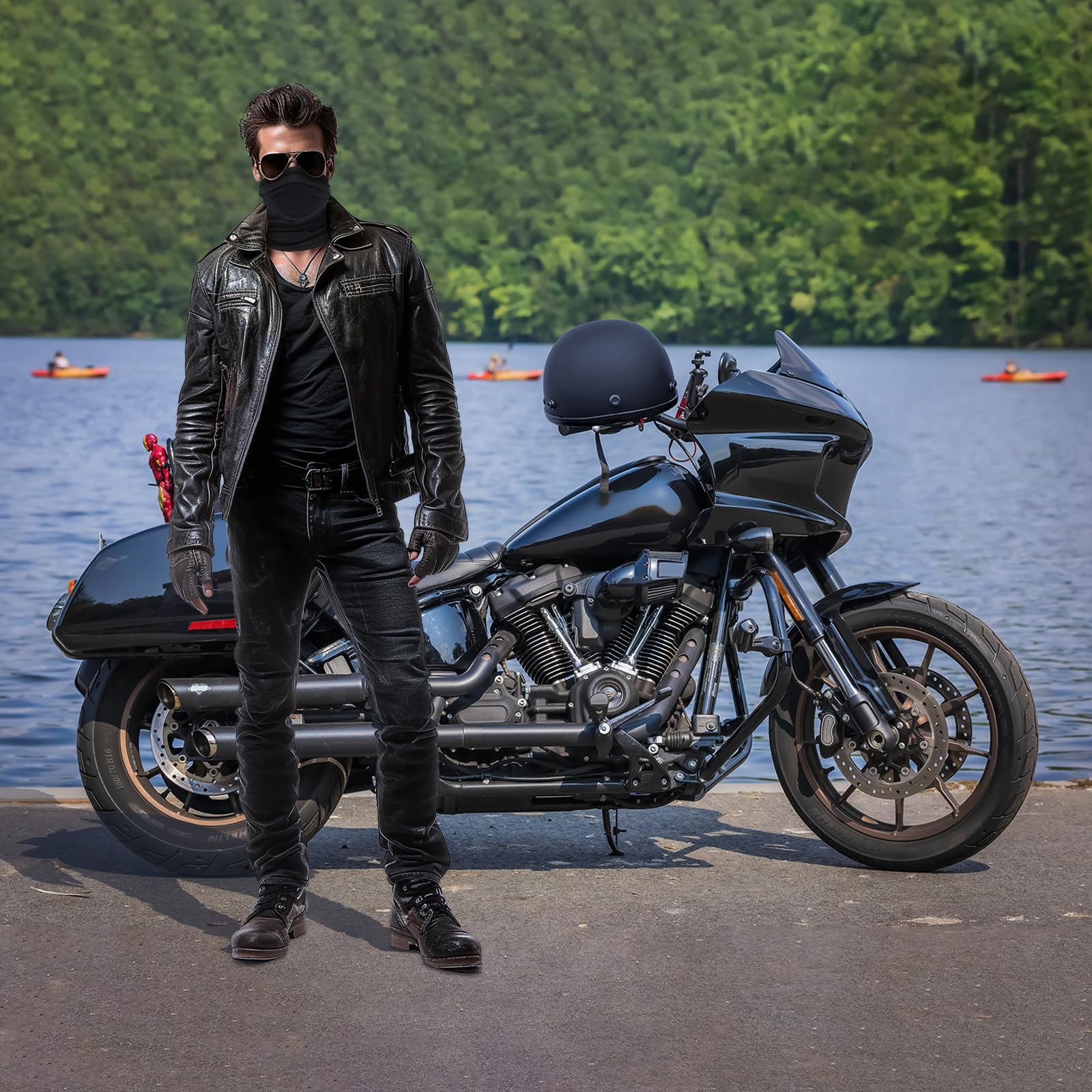 DLPACKJ DOT/FMVSS 218 approved for confident street riding.
