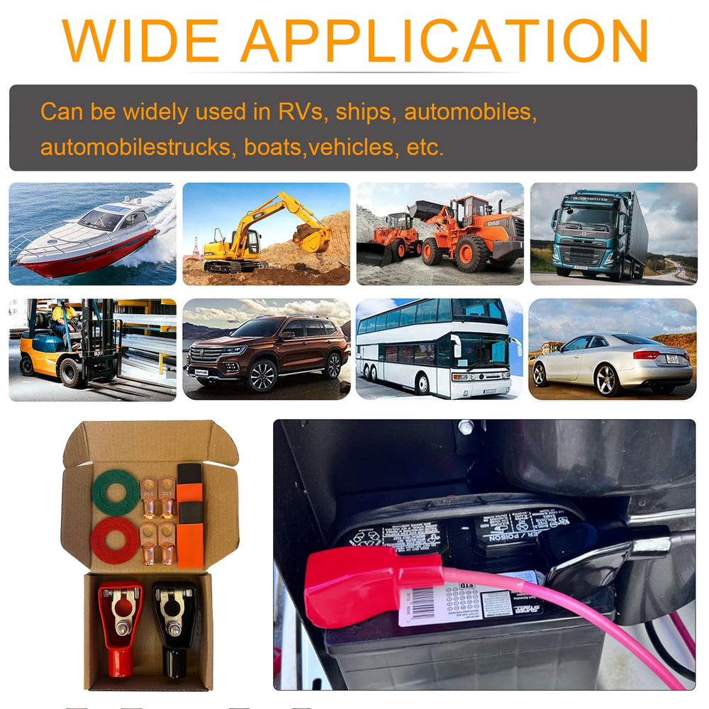DLronwey marine and automotive setup for versatile battery terminal solutions.