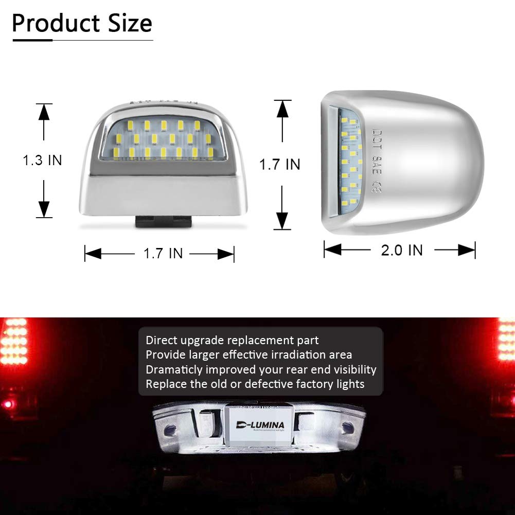 D-Lumina license plate light packaging image