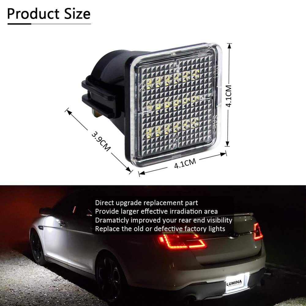 D-Lumina IP67 waterproof license plate light withstands weather.
