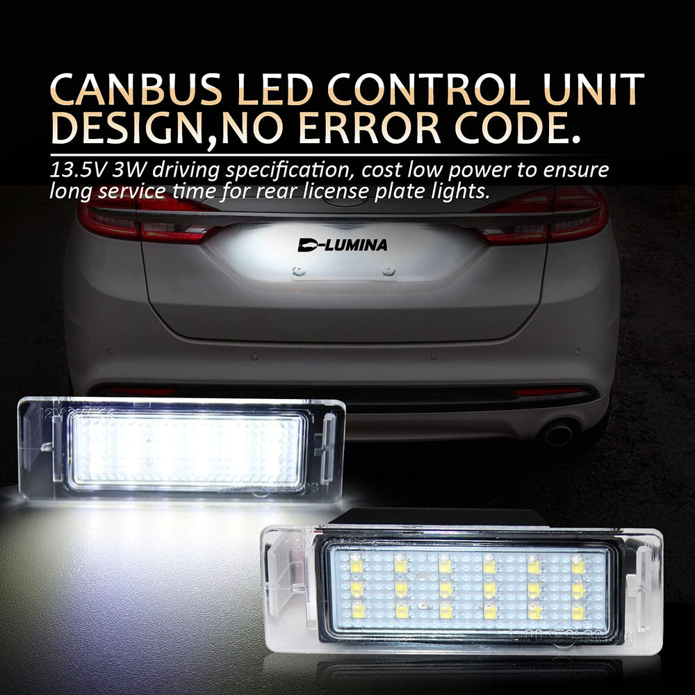 IP67 waterproof housing of the D-Lumina plate light ensures performance in wet conditions.