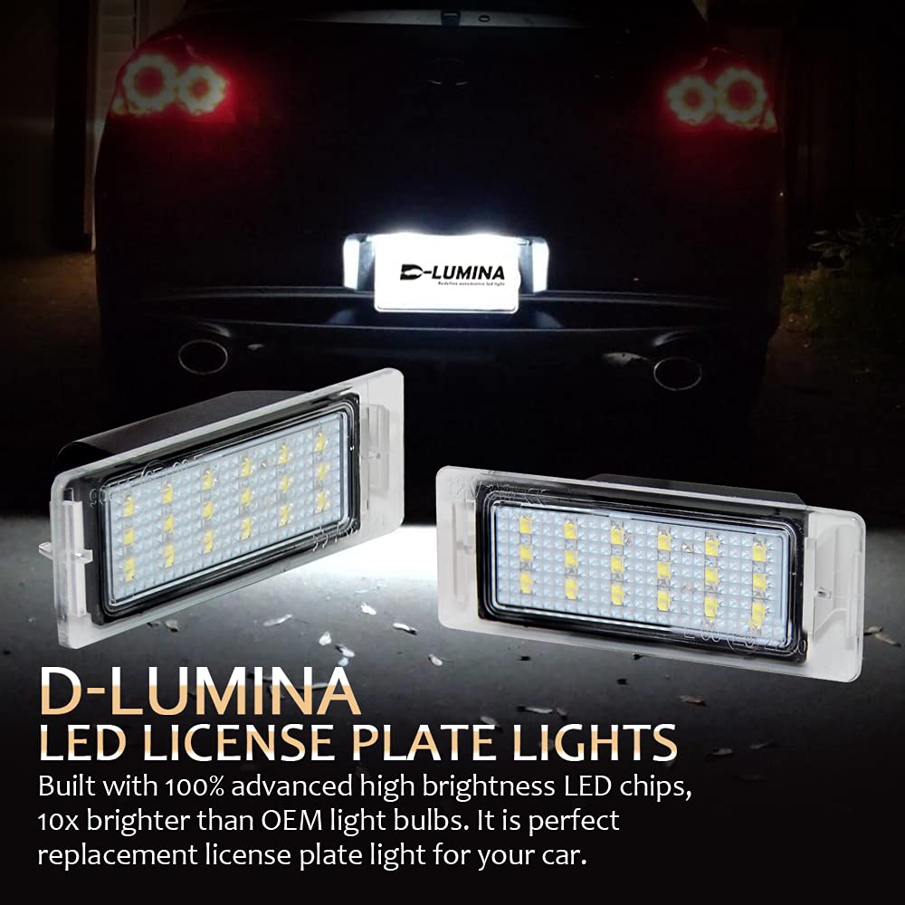 D-Lumina license plate light is an OEM-fit replacement for supported models.