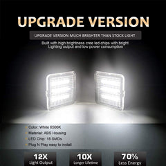 D-Lumina tundra left license plate light improves plate illumination.
