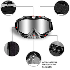 Dmeixs wide inner space for prescription lenses and clear wide view