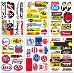 DmStore Cars Motor Drag Racing Lot 6 vinyl decals for cars, laptops, and gear.