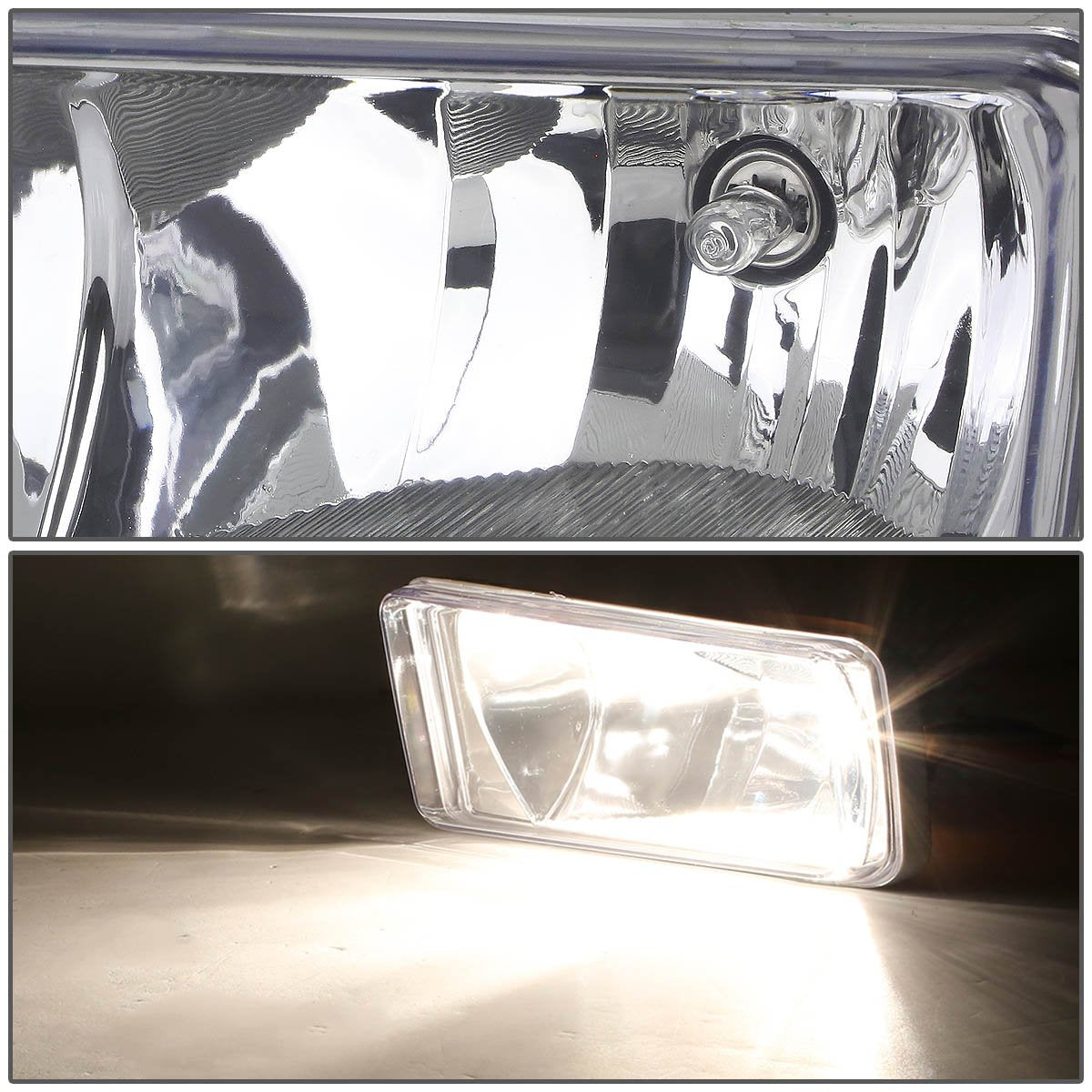 DNA MOTORING FL-ZTL-111-CH driver-side fog light improves visibility in rain and fog.