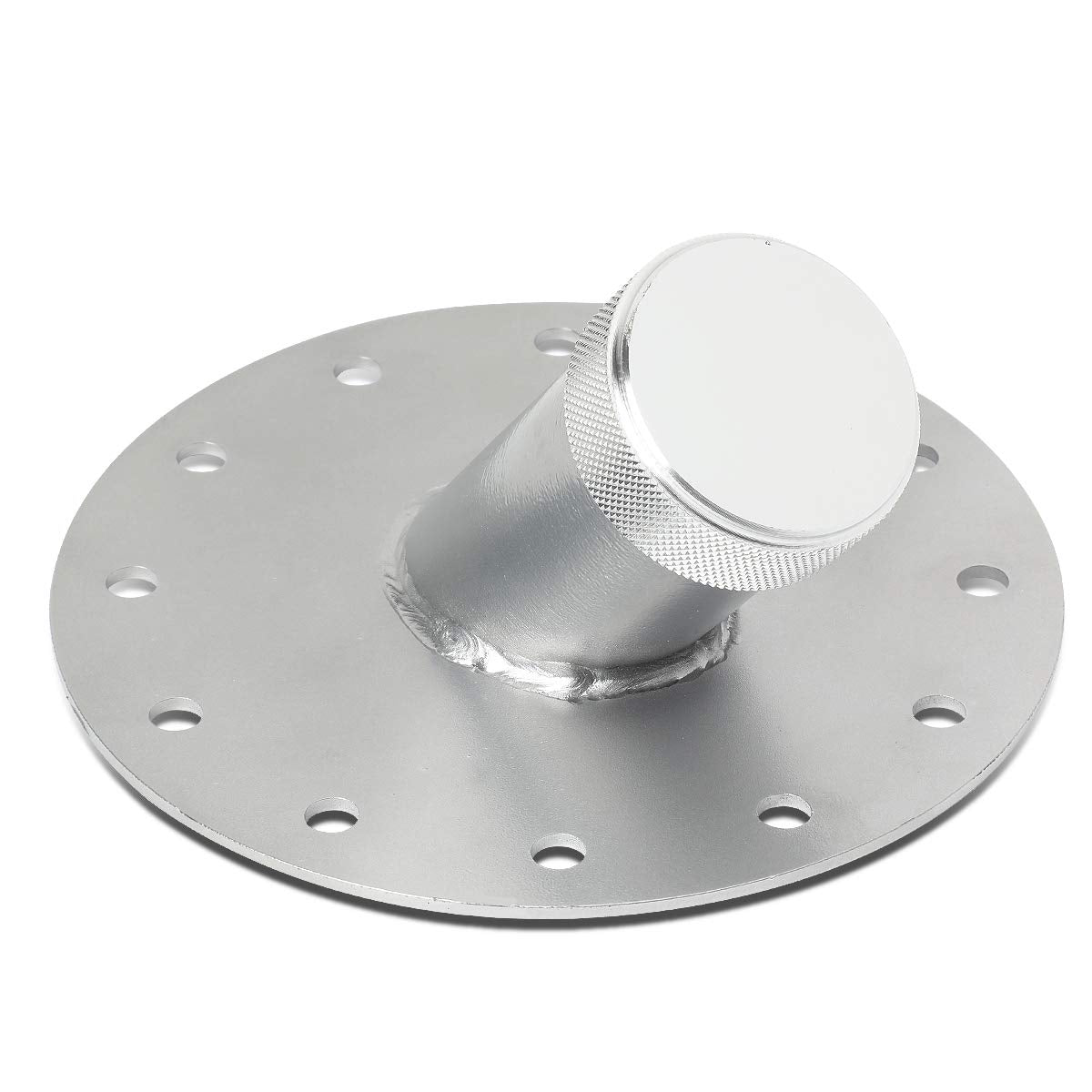 DNA MOTORING 45-degree filler neck with steel base for fast, reliable fueling in race-ready setups