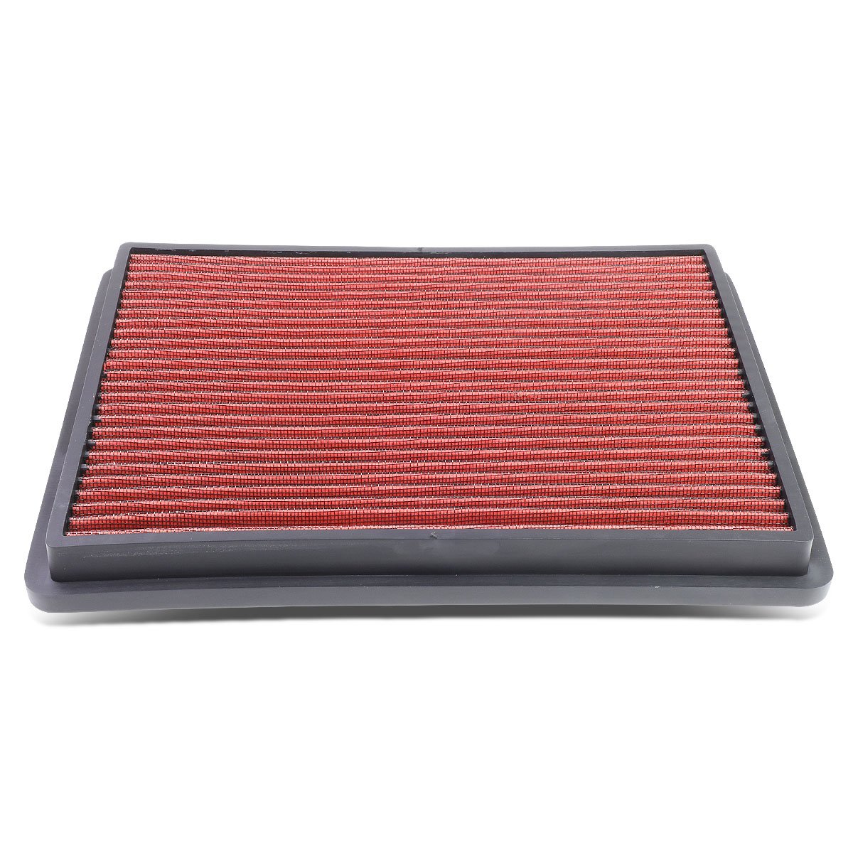 DNA Motoring AFPN-018-RD front view of washable air filter for reusable performance