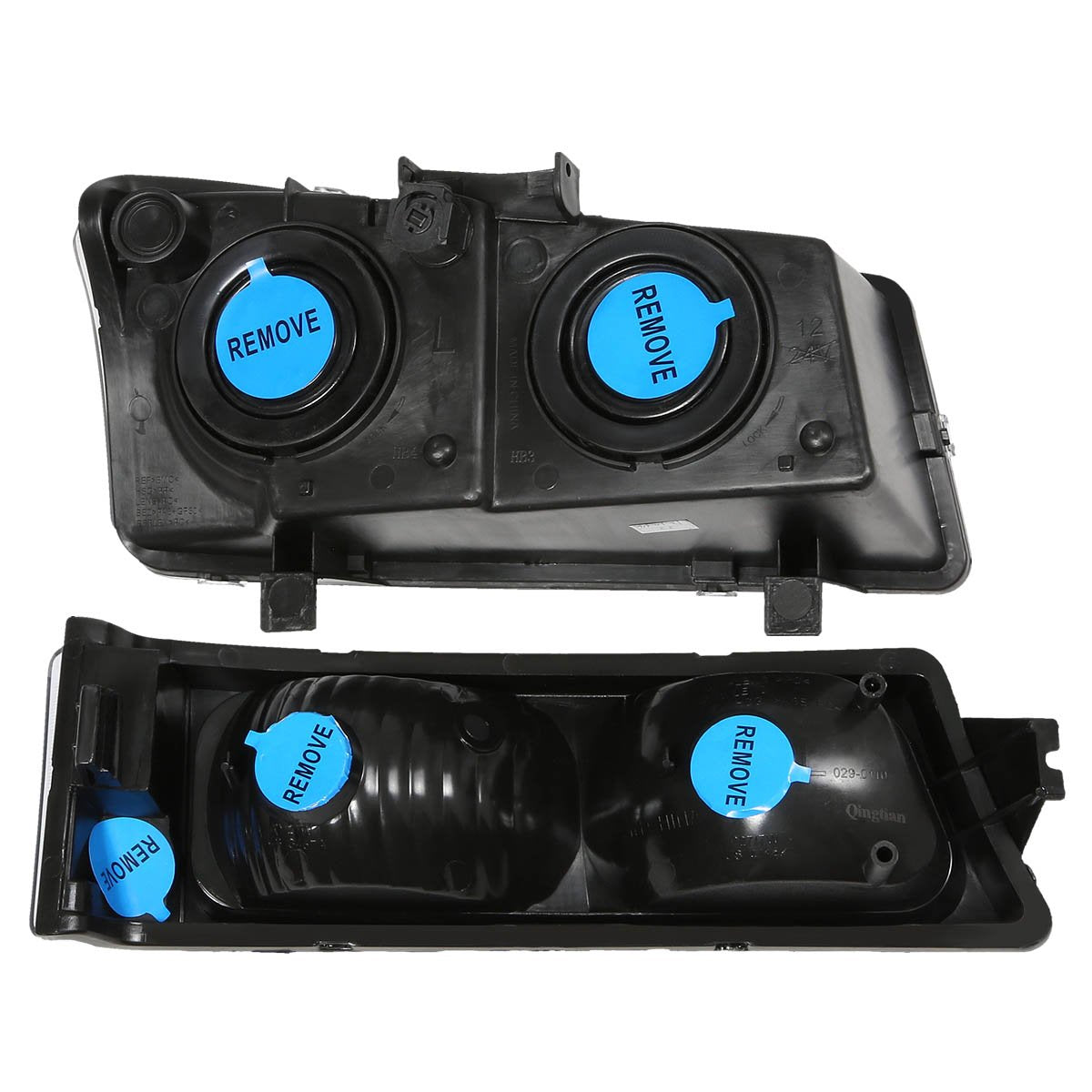 DNA MOTORING bumper lights shown for Silverado fitment.