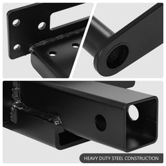 DNA Motoring cradle winch mount plate showing pre-drilled patterns for easy installation.