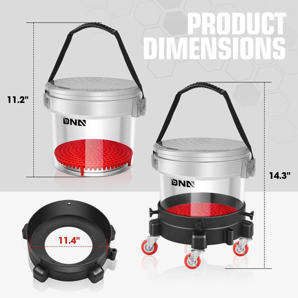 DNA Motoring dirt trap filtration insert captures grit to protect finishes.