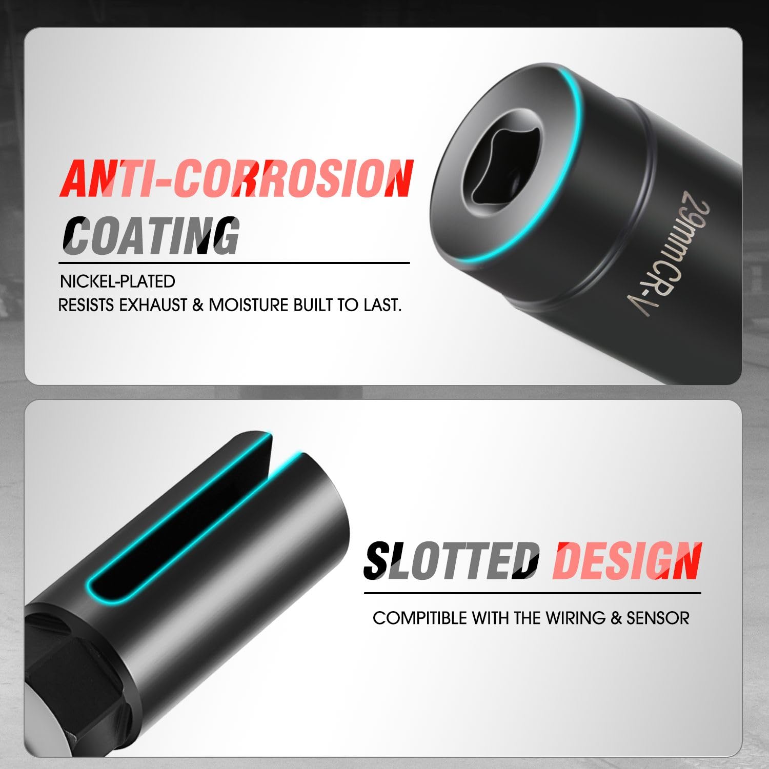 DNA MOTORING ergonomic grip reduces slippage during sensor work