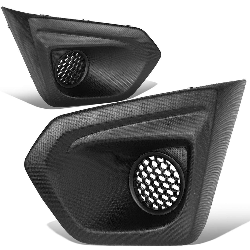 DNA Motoring FL-ZTL-273 fog light bezel on driver side enhances night visibility.