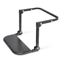 DNA Motoring folding tire step offers a sturdy platform for safe vehicle access.