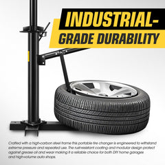 DNA Motoring Durable high-carbon steel frame withstands heavy-duty use in auto shops