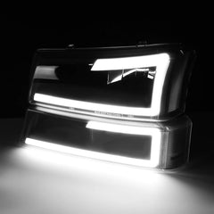 DNA Motoring bumper light left with DRL accents improves signaling and curb appeal