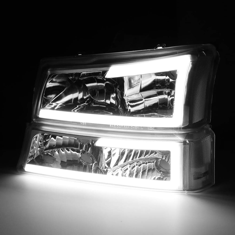 DNA Motoring HL-LB-CSIL03-CH headlights left and right pair for balanced illumination