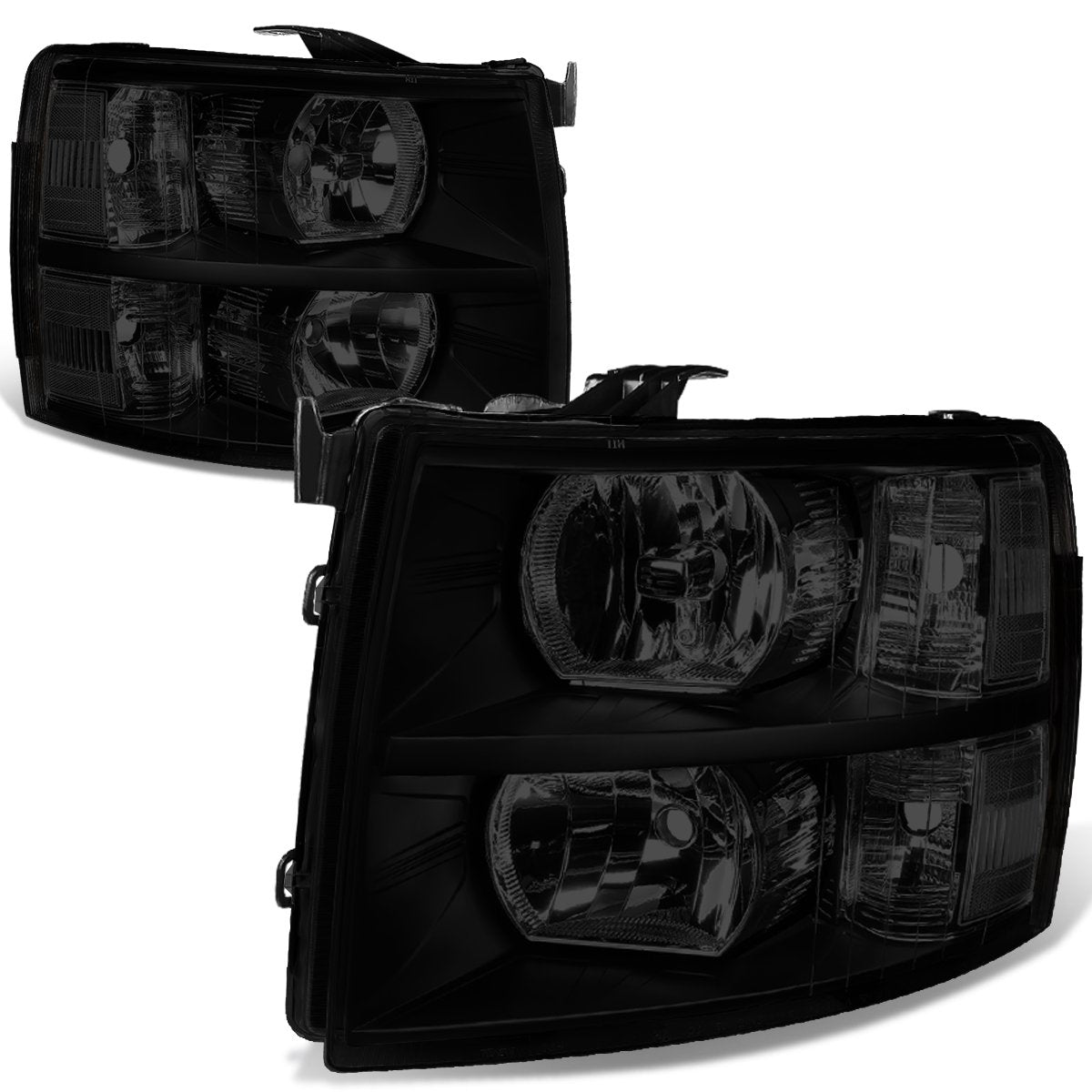 DNA Motoring HL-OH-CSIL07-BK-SM front view left for enhanced nighttime visibility
