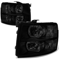 DNA Motoring HL-OH-CSIL07-BK-SM front view left for enhanced nighttime visibility