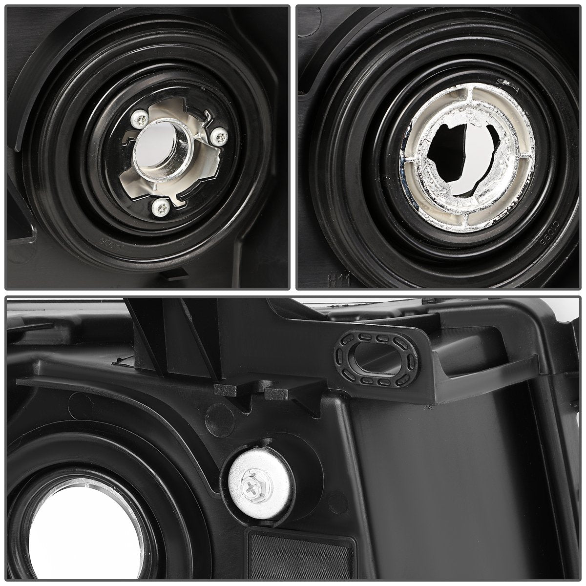 DNA Motoring HL-OH-CSIL07-BK-SM packaging showing headlights pair