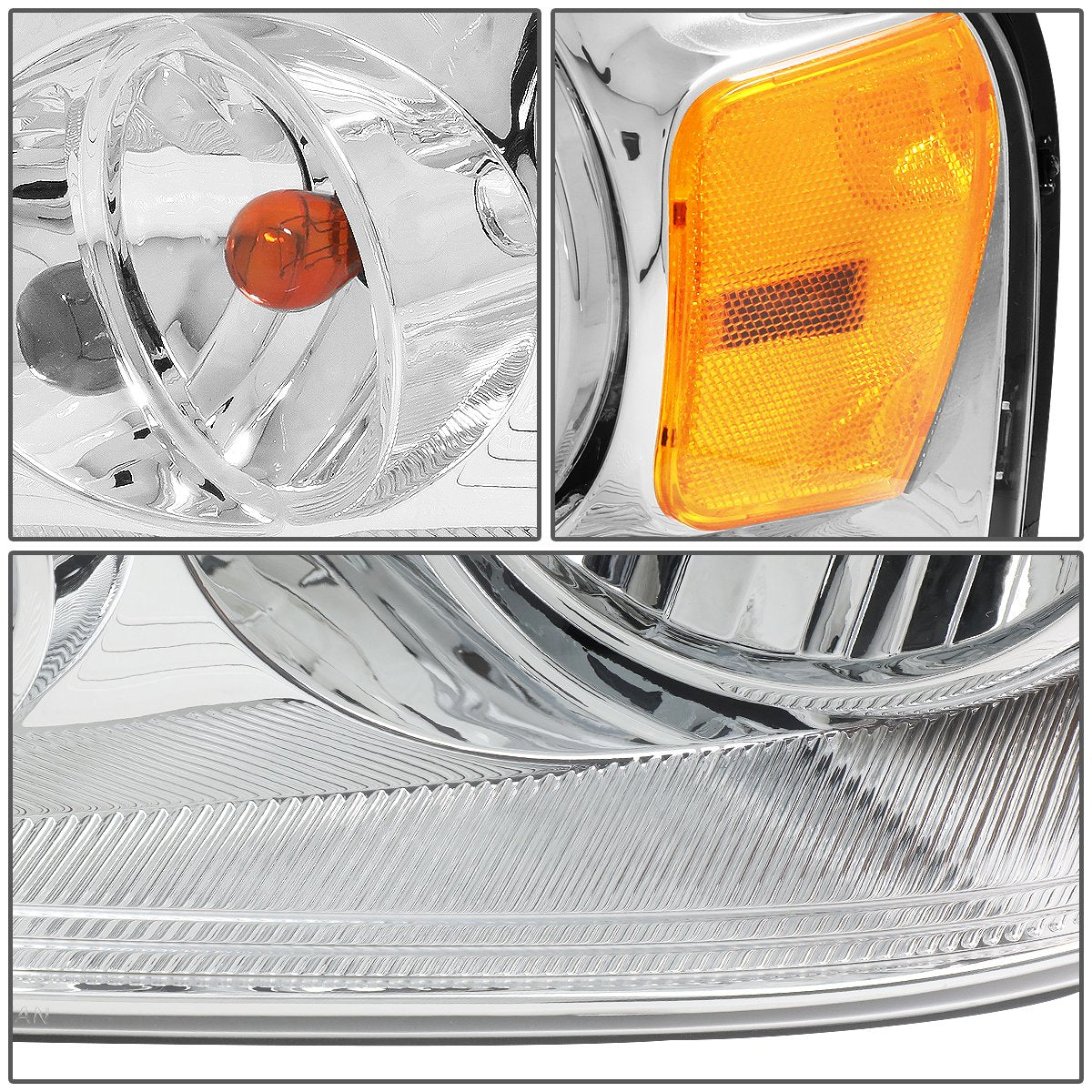 DNA Motoring driver-side headlight ready for install and plug-n-play design