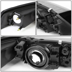 DNA Motoring HL-OH-FM99-BK-CL1 headlight driver-side aligns with OE fitment for easy replacement.
